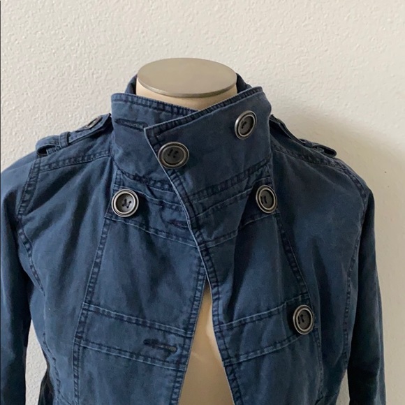 Blue button jacket - Picture 3 of 6